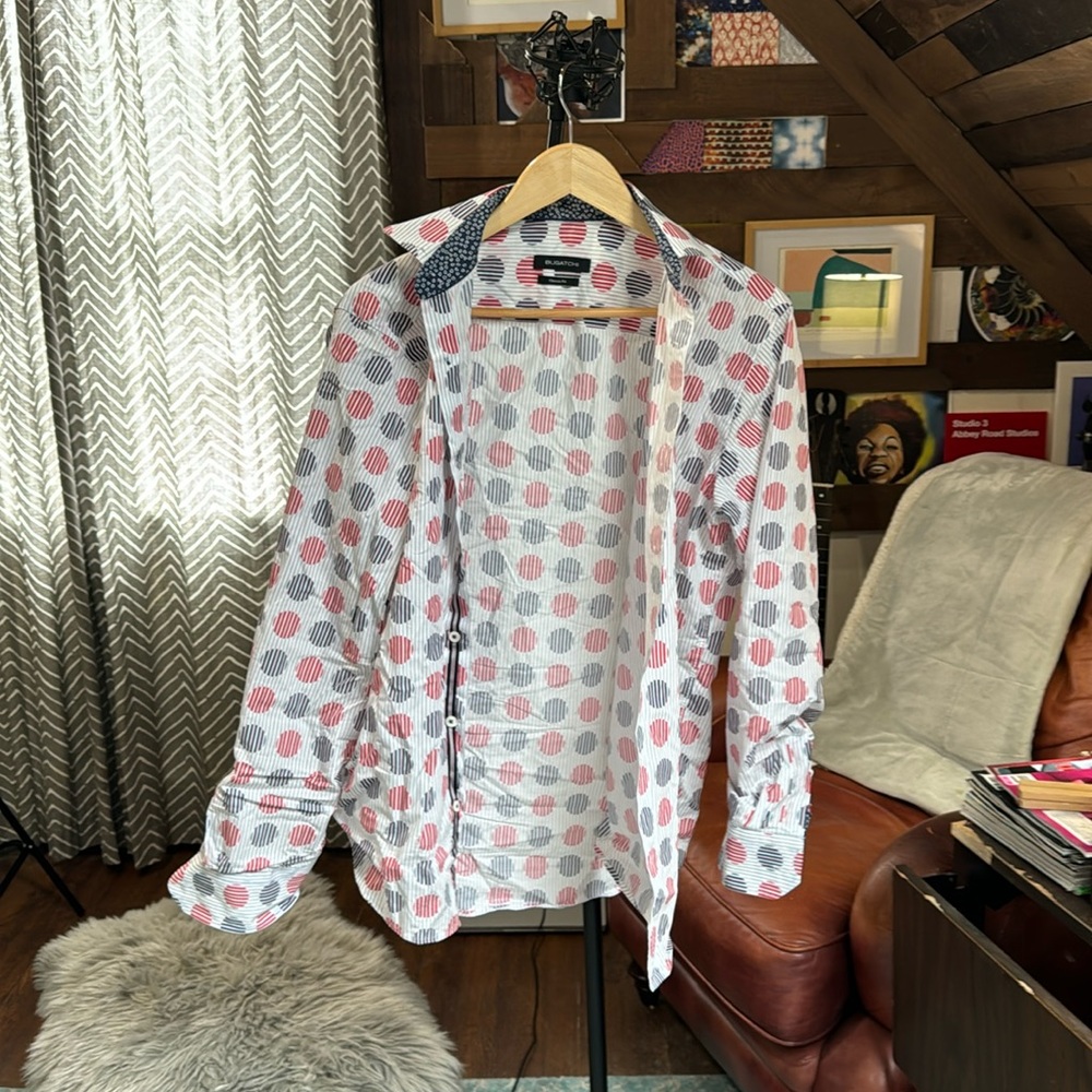 Bugatchi classic fit button down.